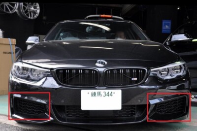 Genuine BMW F32 F36 M Race Package Fog Light Delete Open Grid