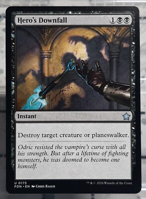 Hero`s Downfall - Uc/Spontanzauber - Magic: The Gathering Foundation - EN/NM