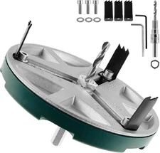 Adjustable Punching Saw Circle Round Hole Cutter Wood Drywall Drill Bit Saw Tool