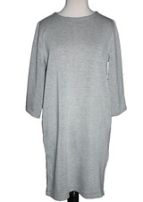 Joe Fresh Gray Long Sleeve Sweatshirt Dress Size Medium M NEW