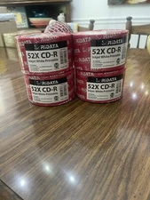 200 RIDATA-RITEK 52X Blank CD-R CDR White Inkjet Hub Printable 700MB Disc 