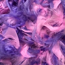 Feather Boa Lilac Purple and Pink 6ft