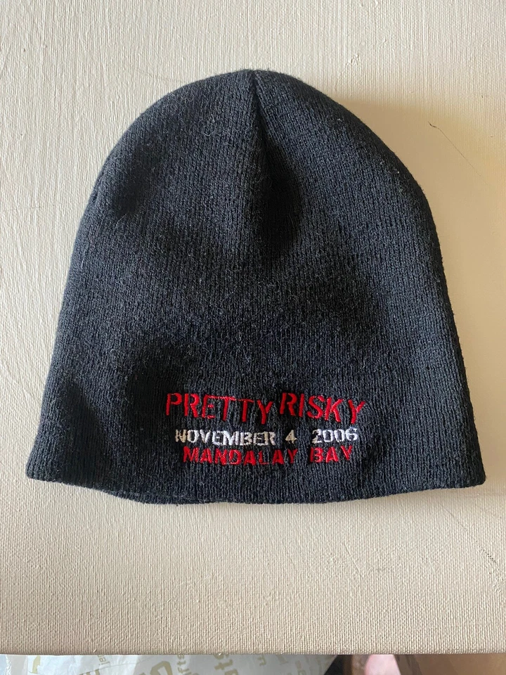 Boxing Beanie Floyd Mayweather vs. Carlos Baldomir 2006 Official Gray - Image 2 of 2