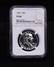 1961 Franklin Half Dollar - NGC PF68 (#50931-L)