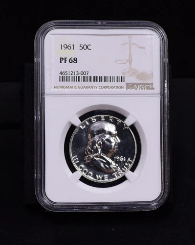 1961 Franklin Half Dollar - NGC PF68 (#50931-L)