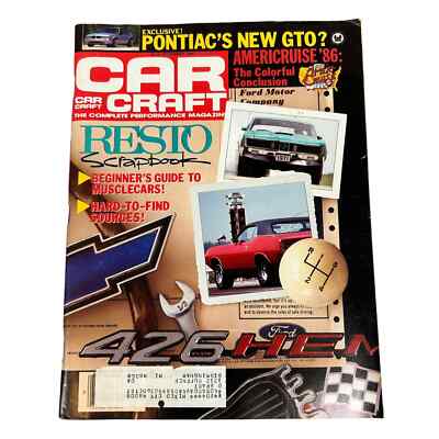 Car Craft Nov 1986 Vol 34 No 11 Resto Guide To Musclecars Pontiac GTO Chevy Ford