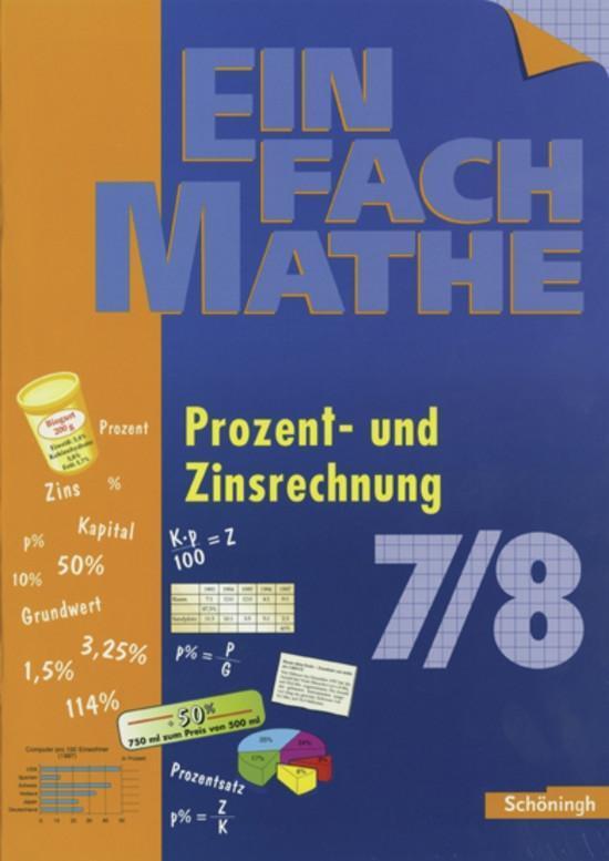 Thumbnail - Einfach Mathe. Prozent Und Zinsrechnung,