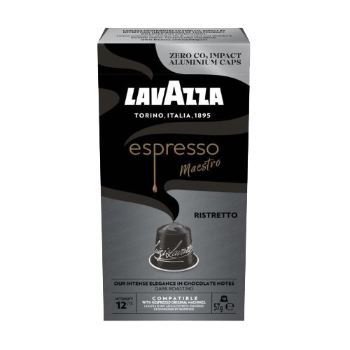 100 capsule Lavazza Maestro Ristretto Nespresso ( 10 caps x 10 )