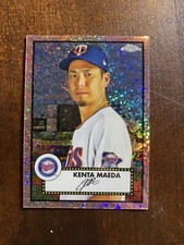 2021 Topps Chrome Platinum Anniversary Kenta Maeda Rose Gold Mini Diamonds /75