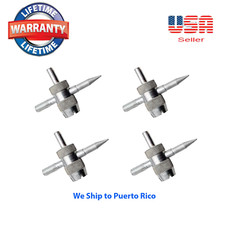 Lot 4 Pcs Of 4 Way Tire Valve Stem Core Remover - Installer Tire Repair Tool Lot 4 Pcs Of 4 Way Tire Valve Stem Core Remover - Installer Tire Repair Tool