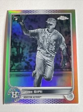2022 Topps Chrome Houston Astros- Joe Siri RC! Base Negative Refractor #204