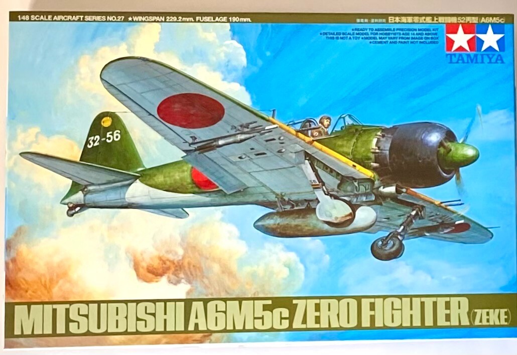 1/48 TAMIYA61027 Mitsubishi A6M5 Zero Fighter (ZEKE) Type 52