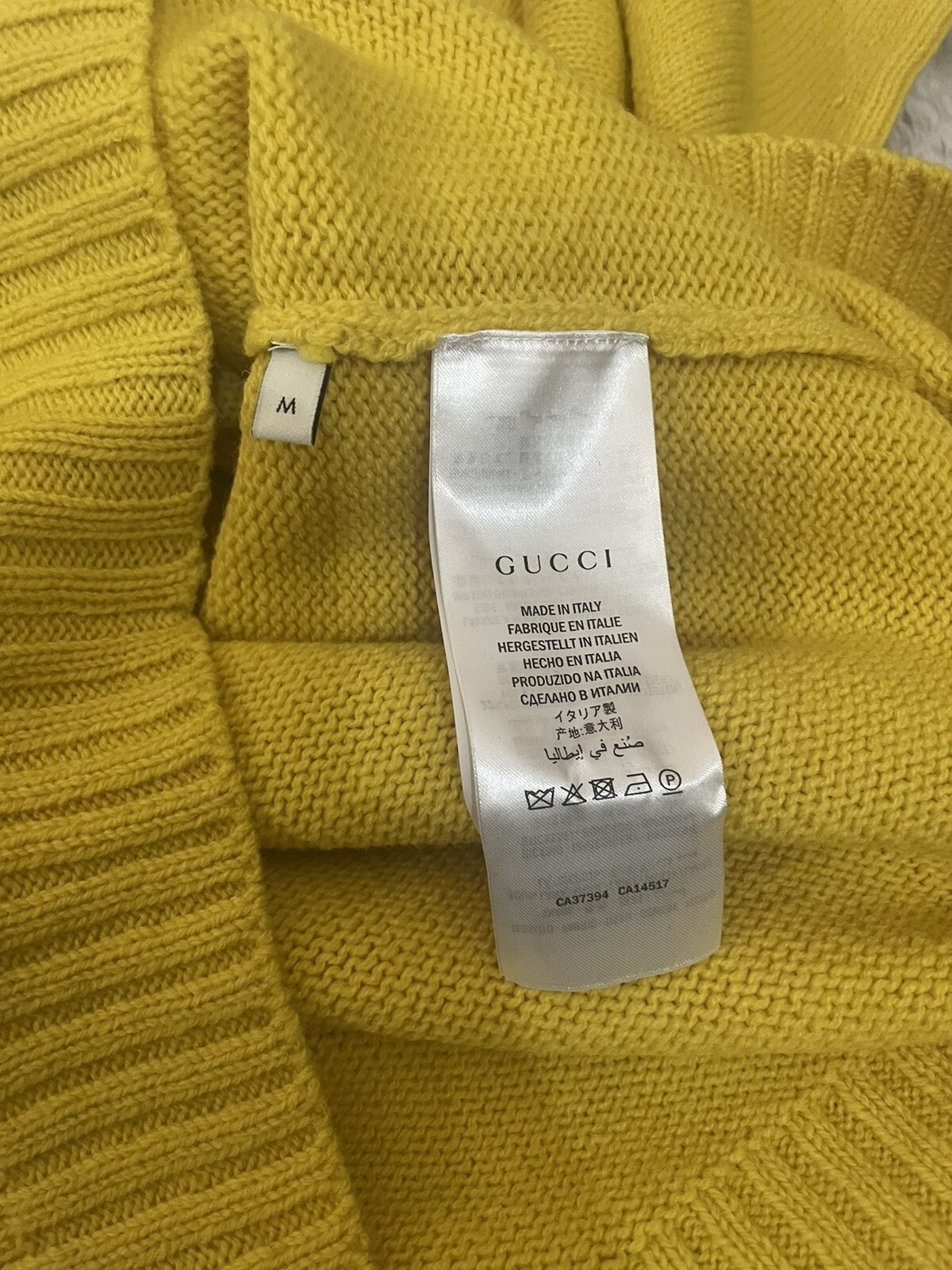 Gucci Men's "If They Did But Know" Sweater Sz M image 6