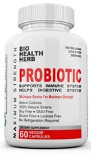 ULTRA PROBIOTIC 100 Billion CFUs 60 capsule NOW ULTIMATE FLORA PRIMAL NATURAL