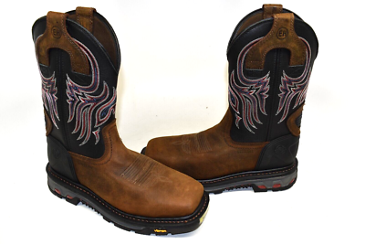 Justin Boots Mens 10 D TANKER Commander X-5 WK2104 Work  display picture 3