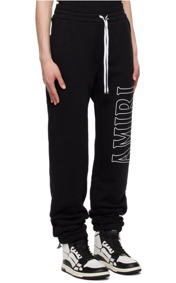 AMIRI Black Printed Lounge Pants Size Large GENUINE RRP £750 #U5 image 2
