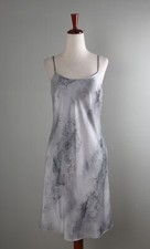 CALVIN KLEIN NWT $134 Gray Marbled V-Neck Lined Slip Cami Dress Size 4