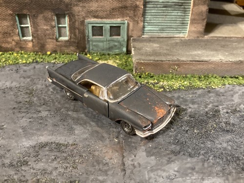 1957 Chrysler 300C Rusty Weathered Custom 1/64 Diecast Barn Find Rusted Car M2 - Picture 2 of 13