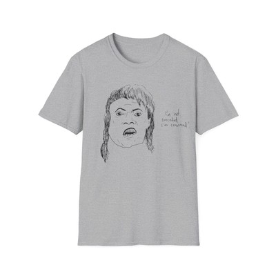 original drawing of little richard that time he was on arsenio hall tshirt