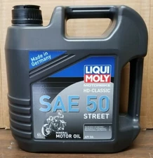 Liqui Moly HD Classic SAE 50 Motorcycle Oil 1 Gal Harley Davidson Mineral 20106