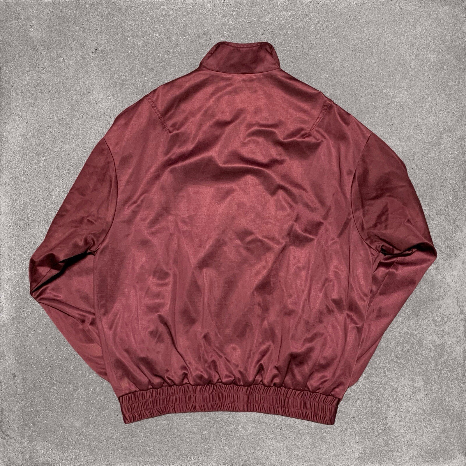 Represent Medium Track Jacket Burgundy Going Thro… - image 2