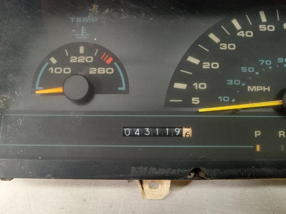 89 - 92 OLDSMOBILE CUTLASS CIERA ПРИБОРНОЙ СПИДОМЕТР КЛАСТЕР OEM, 16128418-C - Изображение 2 из 4