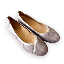 Vionic Caroll Metallic Lilac Ballet Flat Women  s Size 11 Arch Support Comfort
