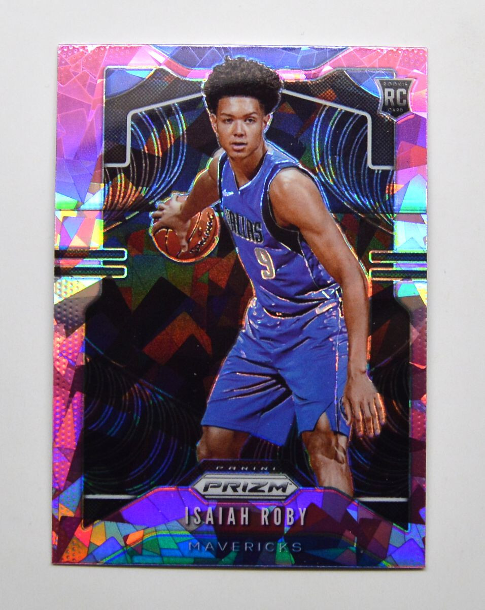 2019-20 Panini Prizm Prizms Pink Ice #283 Isaiah Roby
