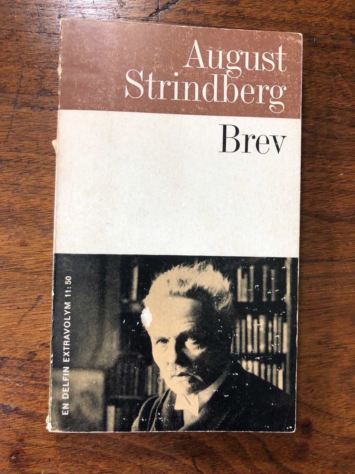 BREV August Strindberg Torsten Eklund Signed Bonniers 1965 In Swedish 264p Paper