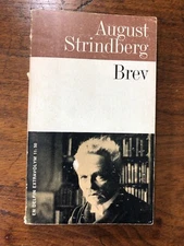 BREV August Strindberg Torsten Eklund Signed Bonniers 1965 In Swedish 264p Paper
