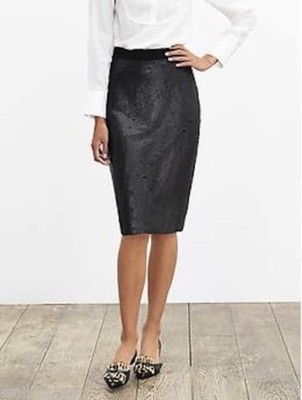 Big Discount BANANA REPUBLIC Luxe Women Size 4 NEW Black Sequin Pencil Skirt 158 Big Discount BANANA REPUBLIC Luxe Women Size 4 NEW Black Sequin Pencil Skirt 158