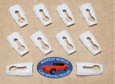 1967 Ford Galaxie Body Fender Door Quarter Belt Molding Trim Clips 10pcs ZK