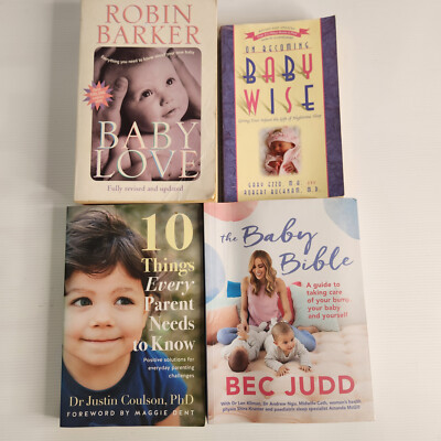 Baby Love Paperback by Robin Barker + Parenting Book Bundle