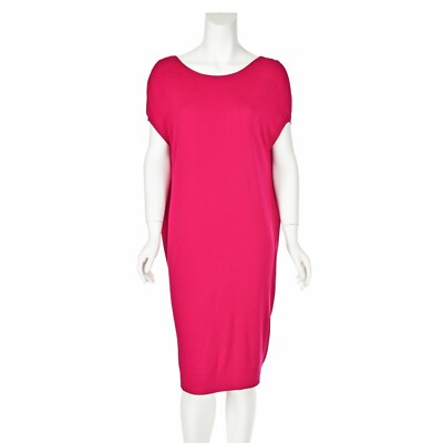 white christmas dresses Hot Pink Midi Dress – RIODECA main image 1