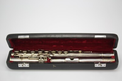L.L. Louis Lot Brevete Solid silver Handmade flute 7922 born 1908