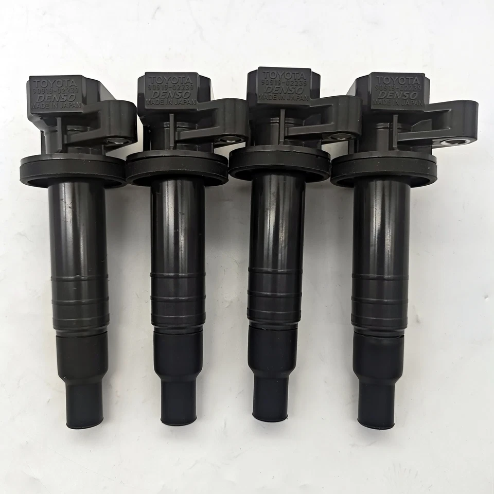 New 4Pcs Denso Ignition Coil 673-1300 For 2000-10 Toyota Corolla 90919-02239 Foto 3 de 4