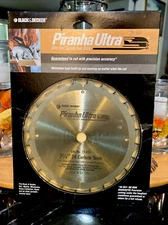 BLACK&DECKER PIRANHA ULTRA SAW BLADE 7 1/4" 24 CARBIDE TEETH 73-937