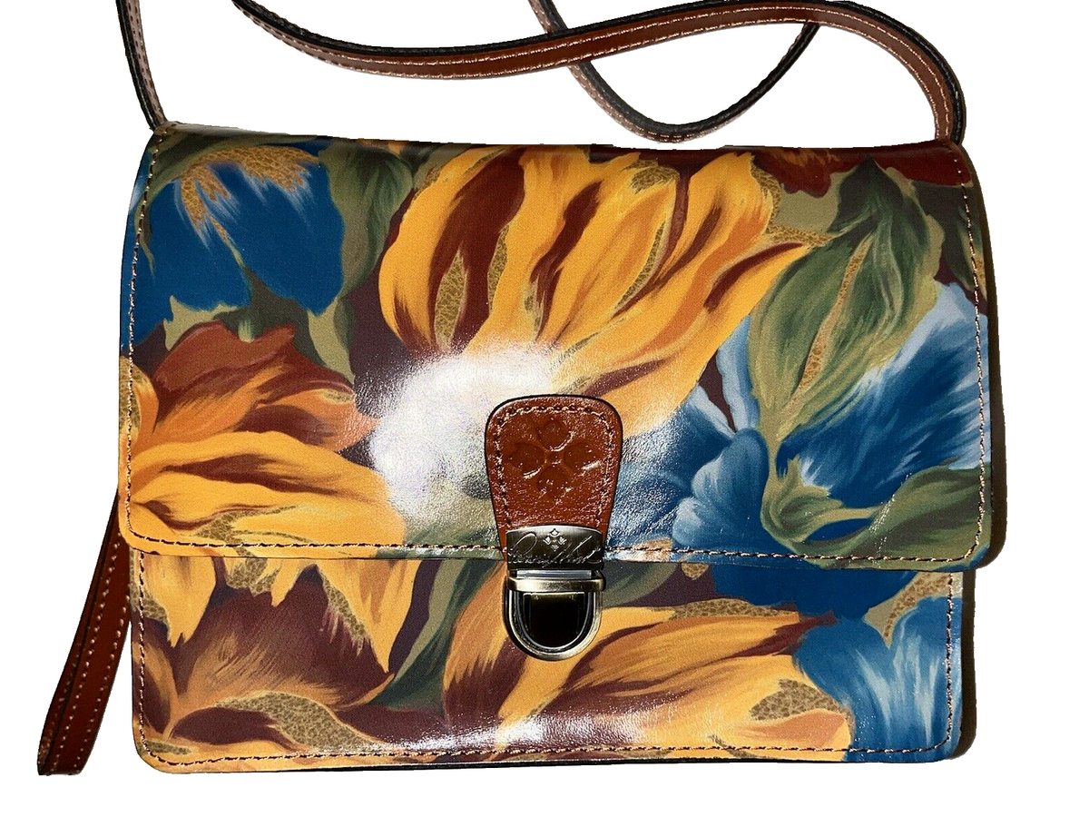 NWT Patricia Nash LANZA Crossbody Bag MARIGOLD HARVEST 