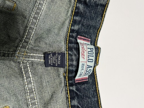 US Polo Assn Mens Blue Jeans 34x32 (actual meas. 34x30.5) Heritage Straight Leg - Picture 10 of 11