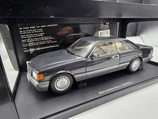 MERCEDES BENZ 500 SEC COUPE 1986 BLACK NOIR 1/18 AUTOART 76211