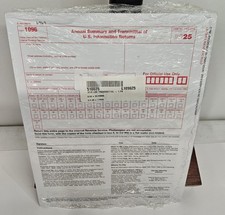 25-pack - 2025 Tax Form 1096 Annual Transmittals ONLY for 1099-MISC/NEC to IRS 