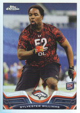 2013 Topps Chrome Refractors #145 Sylvester Williams Card