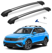 300lbs Lockable Roof Rack Cross Bar Fit for Volkswagen VW Tiguan 2018-2026 N...