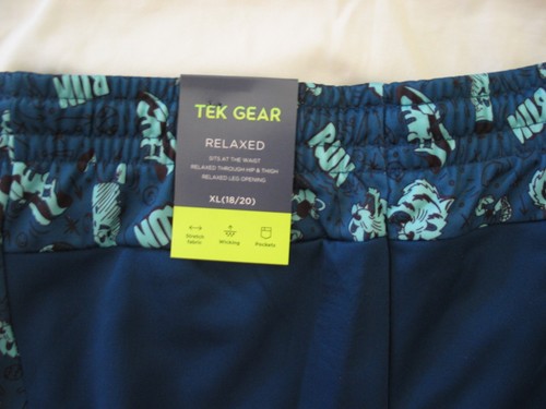 NWT Tek Gear boys youth XL 18/20 pull-on performance fleece pants Sits at Waist - Picture 13 of 14