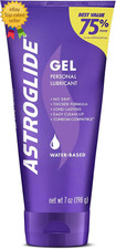 Astroglide Water Based Lube 7Oz , Ultra Gentle Gel Personal Lubricant for Vagin