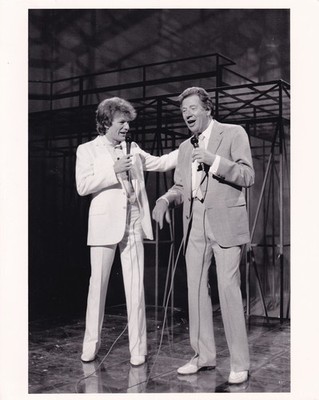 Original Press Photo Comedian Jim Davidson & Max Bygraves 24.8.1985