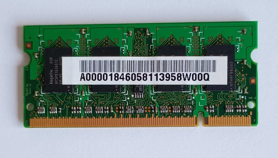 Hynix 1GB 2Rx16 PC2-5300S-555-12 HYMP112S64CP6-Y5 AB - Image 2 of 4