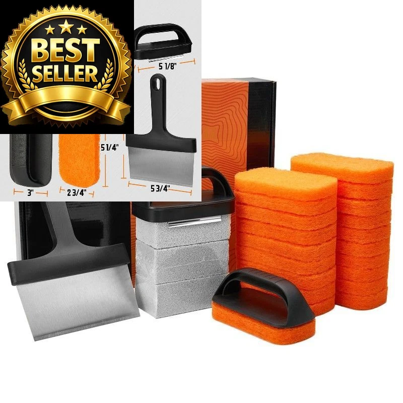 Griddle Cleaning Kit for Blackstone, 26 Pieces Flat Top Grill 26
Opens in a new window or tab