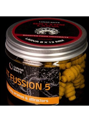 Lunar Baits Fruit Fusion 5 Boilies 18x13mm Carp Fishing Fruit Mix Hookbaits