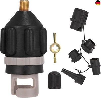 SUP Pumpenadapter, SUP Adapter für Kompressor, SUPs Ventil Adapter mit 5 Gasdüse